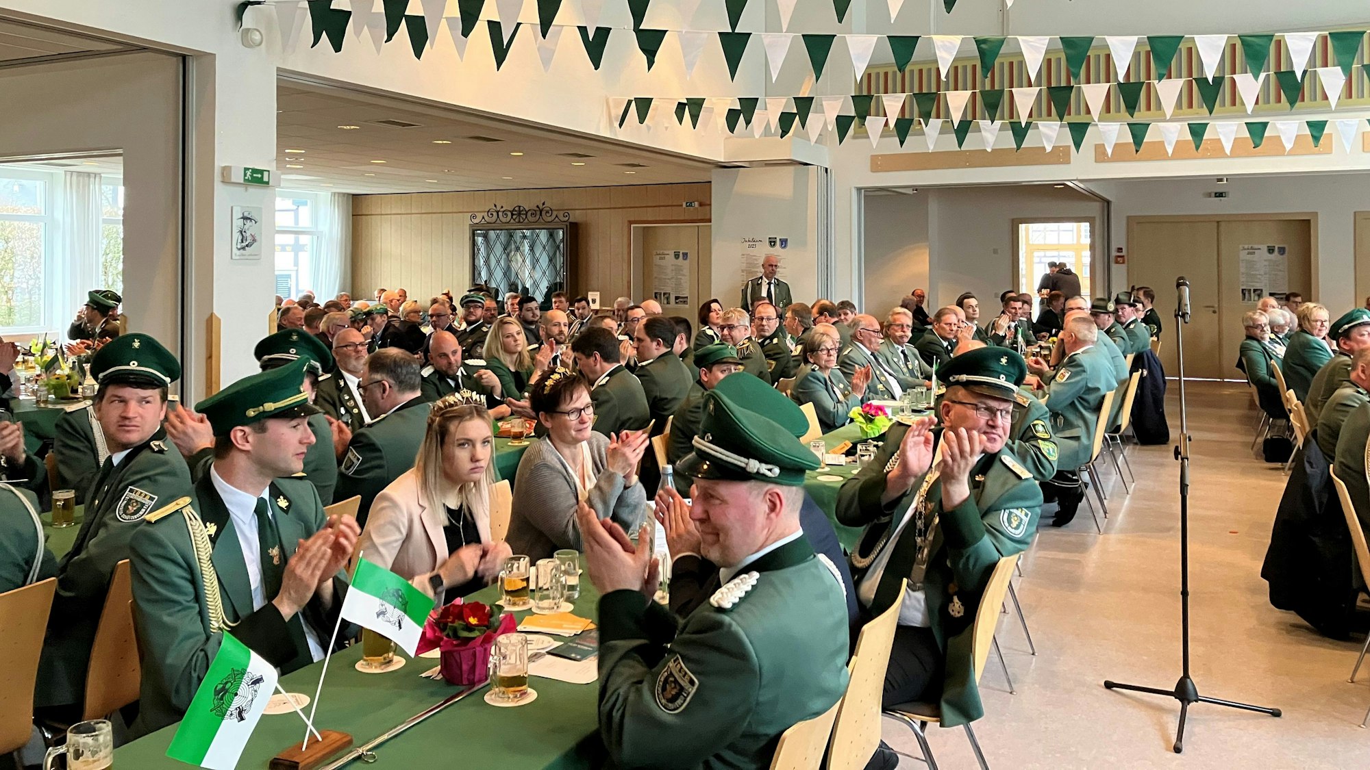 Delegiertenversammlung des Oberbergischen Schützenbundes in der Schützenhalle in Drolshagen.