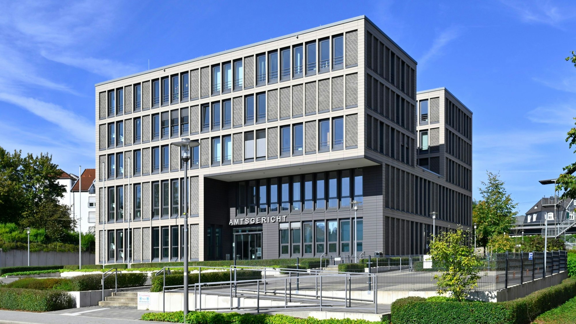 Das Amtsgerichtsgebäude in Gummersbach.