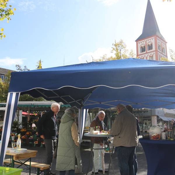In Siegburg informierten Ambulanter Kinder- und Jugendhospizdienst sowie der Ambulante Hospizdienst gemeinsam.