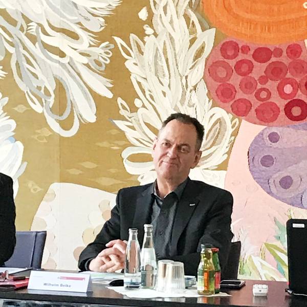Wilhelm Belke bei seiner Amtseinführung im Jahr 2018