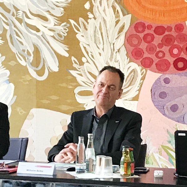 Wilhelm Belke bei seiner Amtseinführung im Jahr 2018