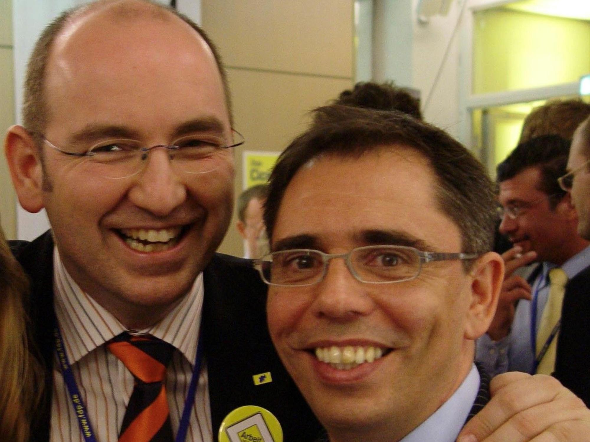 Ralph Sterck und Ulrich Breite beim Bundesparteitag der FDP in Köln 2005