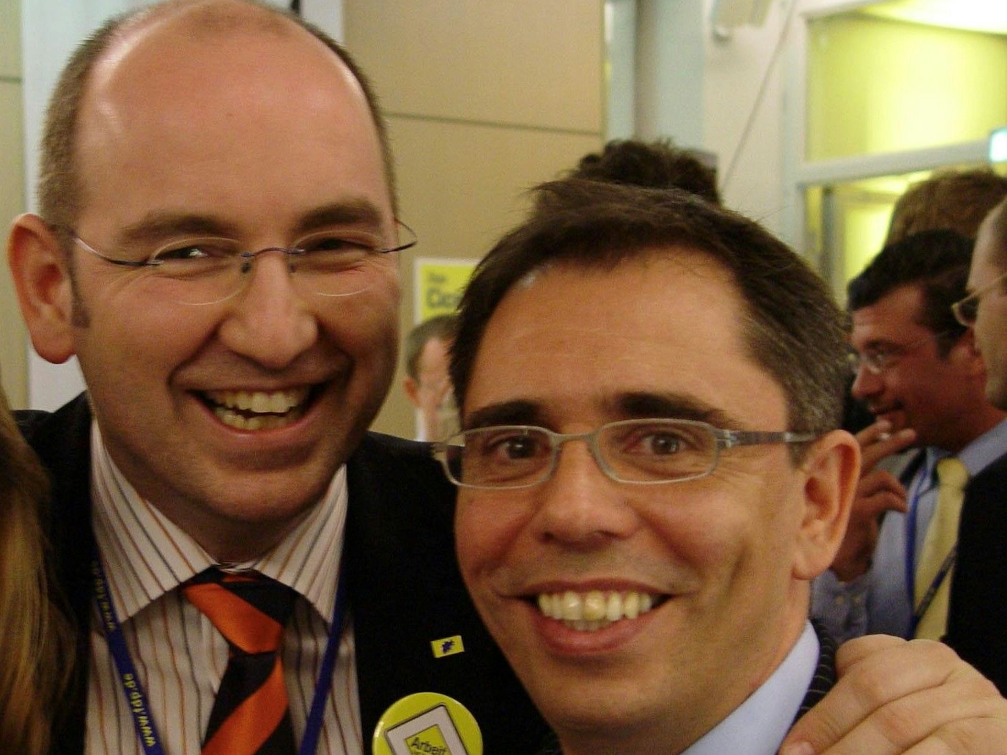 Ralph Sterck und Ulrich Breite beim Bundesparteitag der FDP in Köln 2005