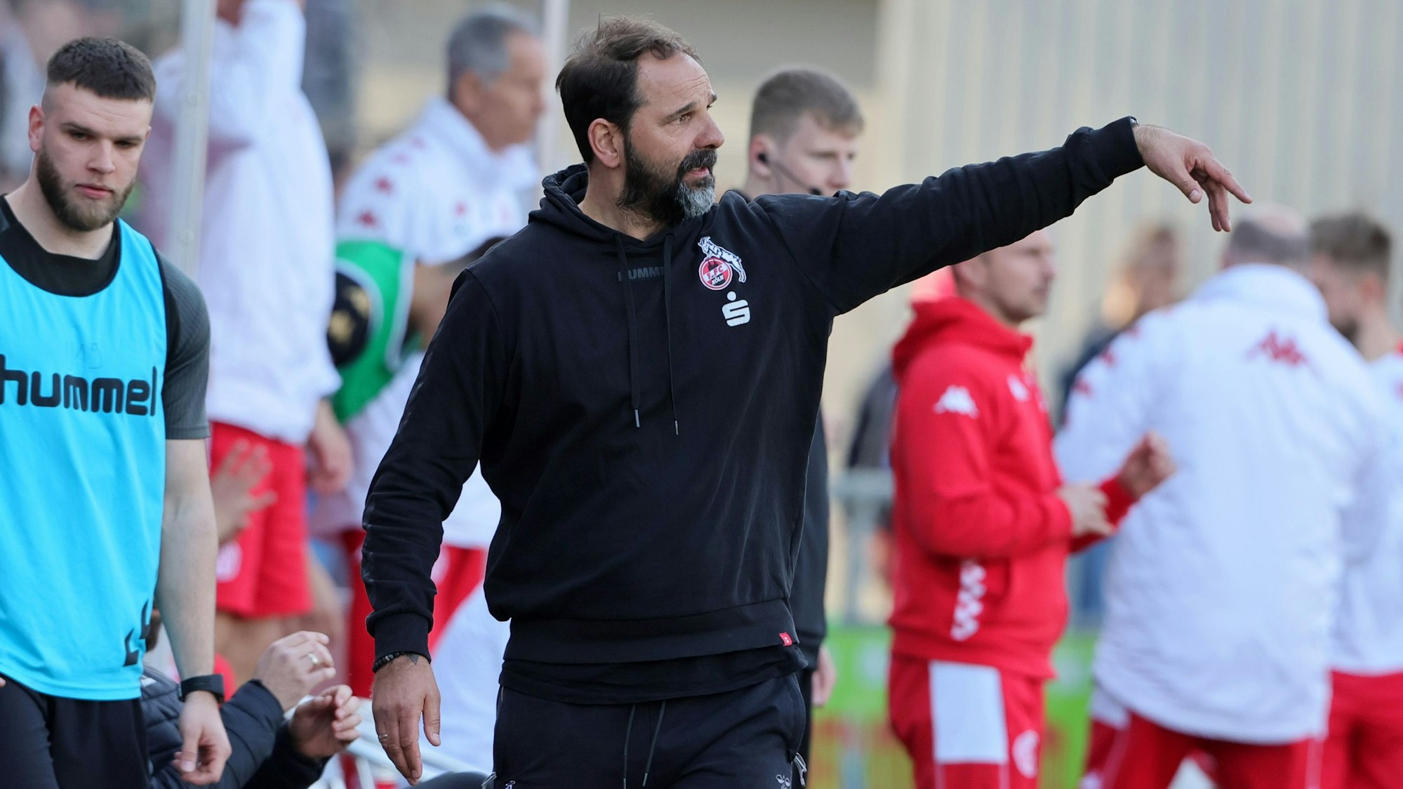 1.FC Köln U19 vs. FSV Mainz 05 U19, A Junioren Bundesliga, Halbfinal Rückspiel um die Deutsche Meisterschaft, Stefan Ruthenbeck (1.FC Köln), 14.04.2023, Bild: Herbert Bucco