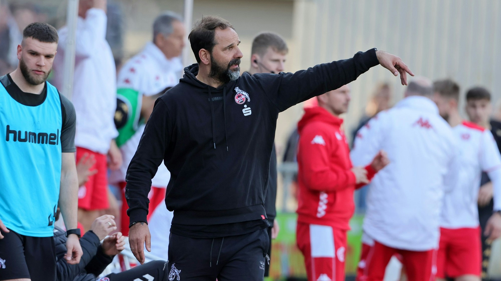 1.FC Köln U19 vs. FSV Mainz 05 U19, A Junioren Bundesliga, Halbfinal Rückspiel um die Deutsche Meisterschaft, Stefan Ruthenbeck (1.FC Köln), 14.04.2023, Bild: Herbert Bucco