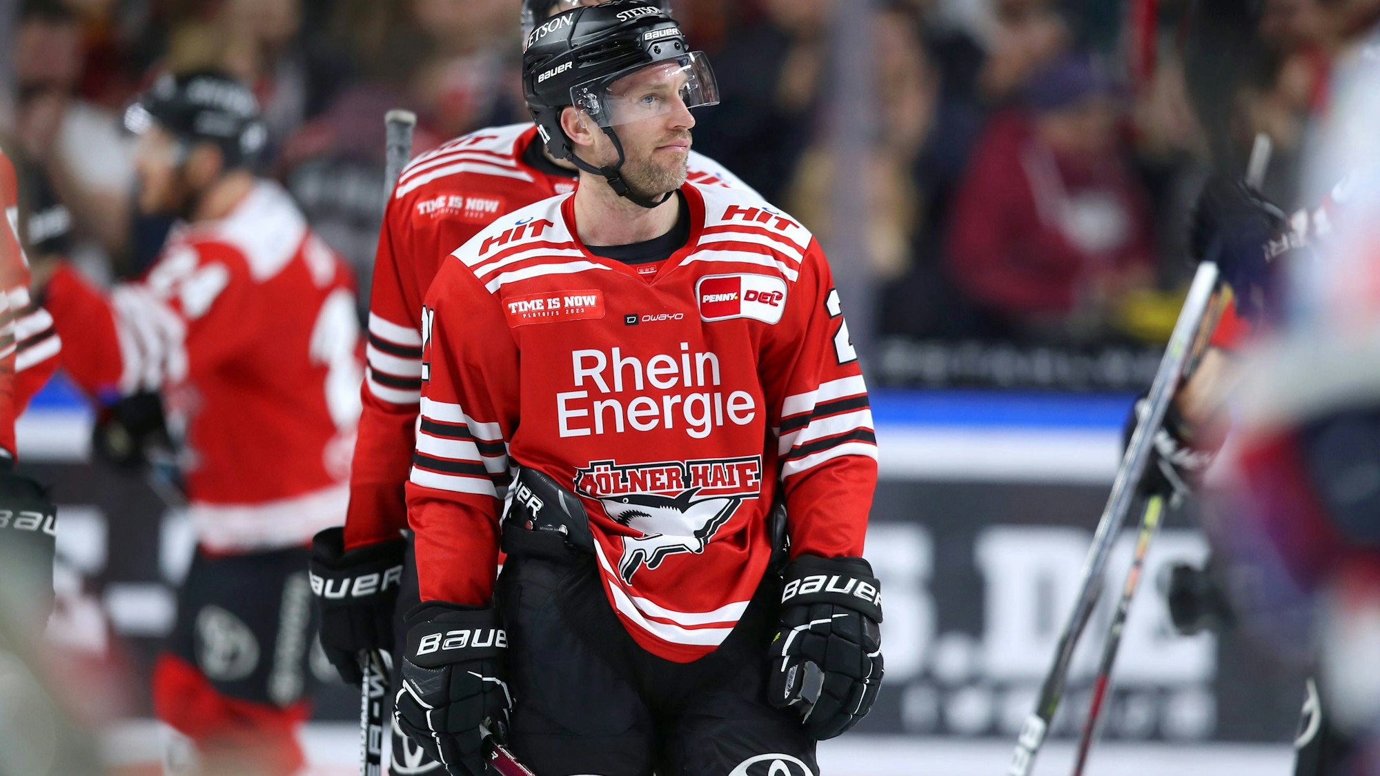 Mark Olver feierte beim 4:3 in Straubing sein Saisondebüt für die Kölner Haie.