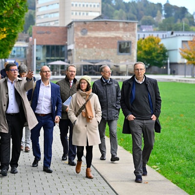 Eine Delegation aus dem Thüringer Ministerium für Infrastruktur und Landwirtschaft (TMIL) besucht im Rahmen einer Fachexkursion zum Thema REGIONALE am Dienstag, 17. Oktober 2023, das Bergische RheinLand