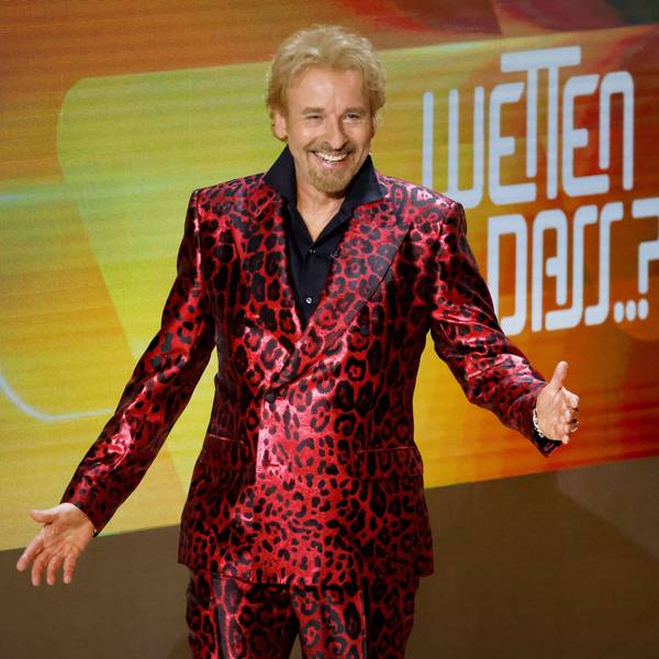 Entertainer Thomas Gottschalk kommt zur ZDF-Show «Wetten, dass..?»