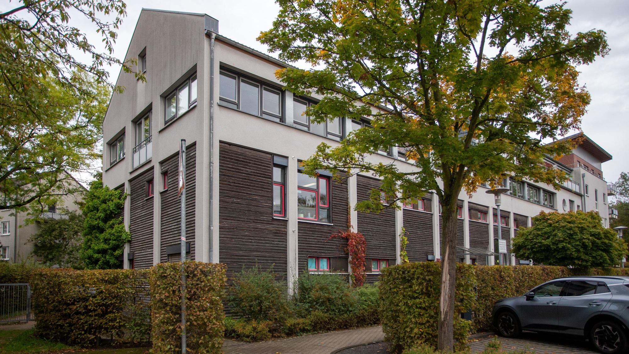 Die Kita Gebrüder-Coblenz Straße von außen.