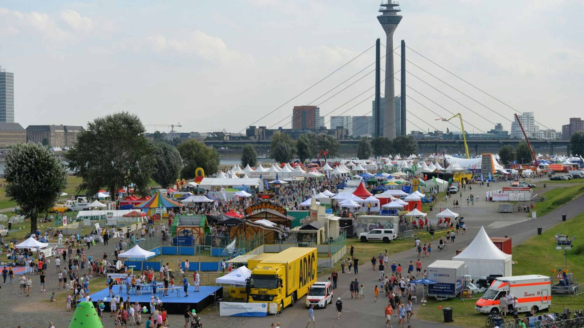 Impression vom NRW-Tag 2016. Alle runden Landesjubiläen finden in Düsseldorf statt.
