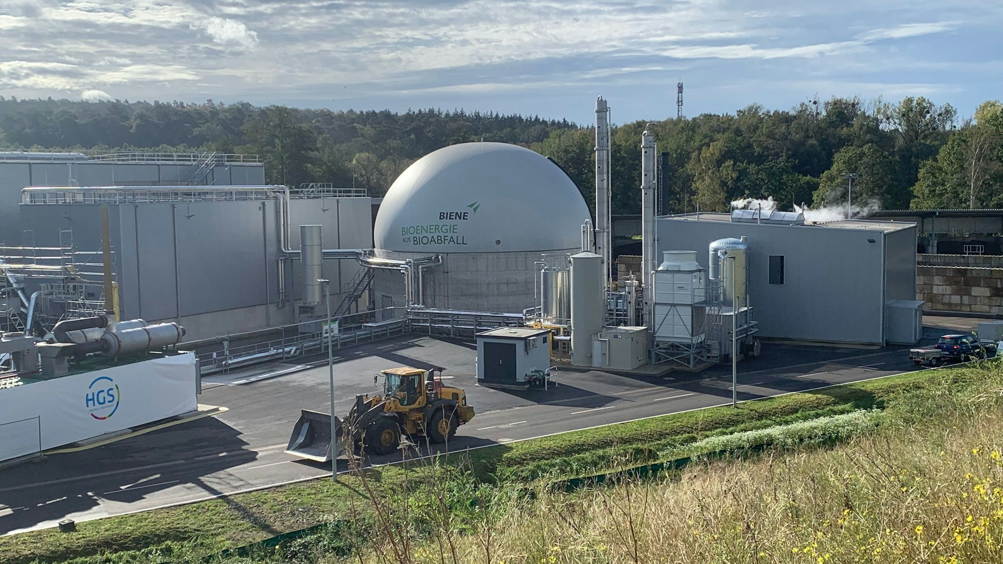 Die neue Biogasanlage wird eingeweiht