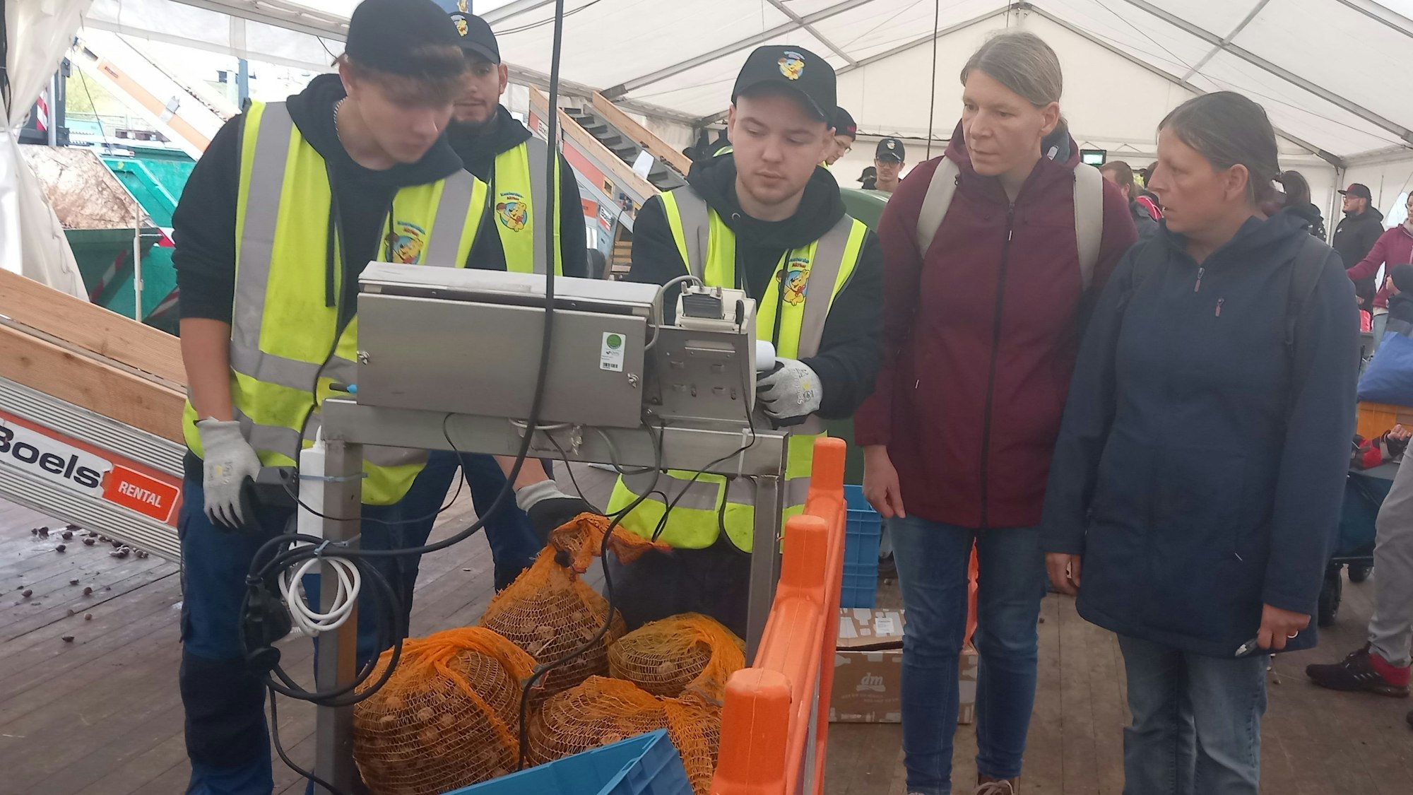 Wiegeresultat für Bettina Milka aus Zülpich und ihre Schwester Nicole