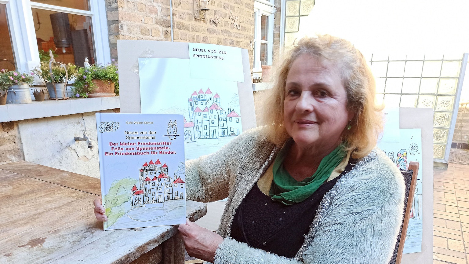 Gabi Weber-Körner präsentiert ihr erstes Kinderbuch "Neues von den Spinnensteins".