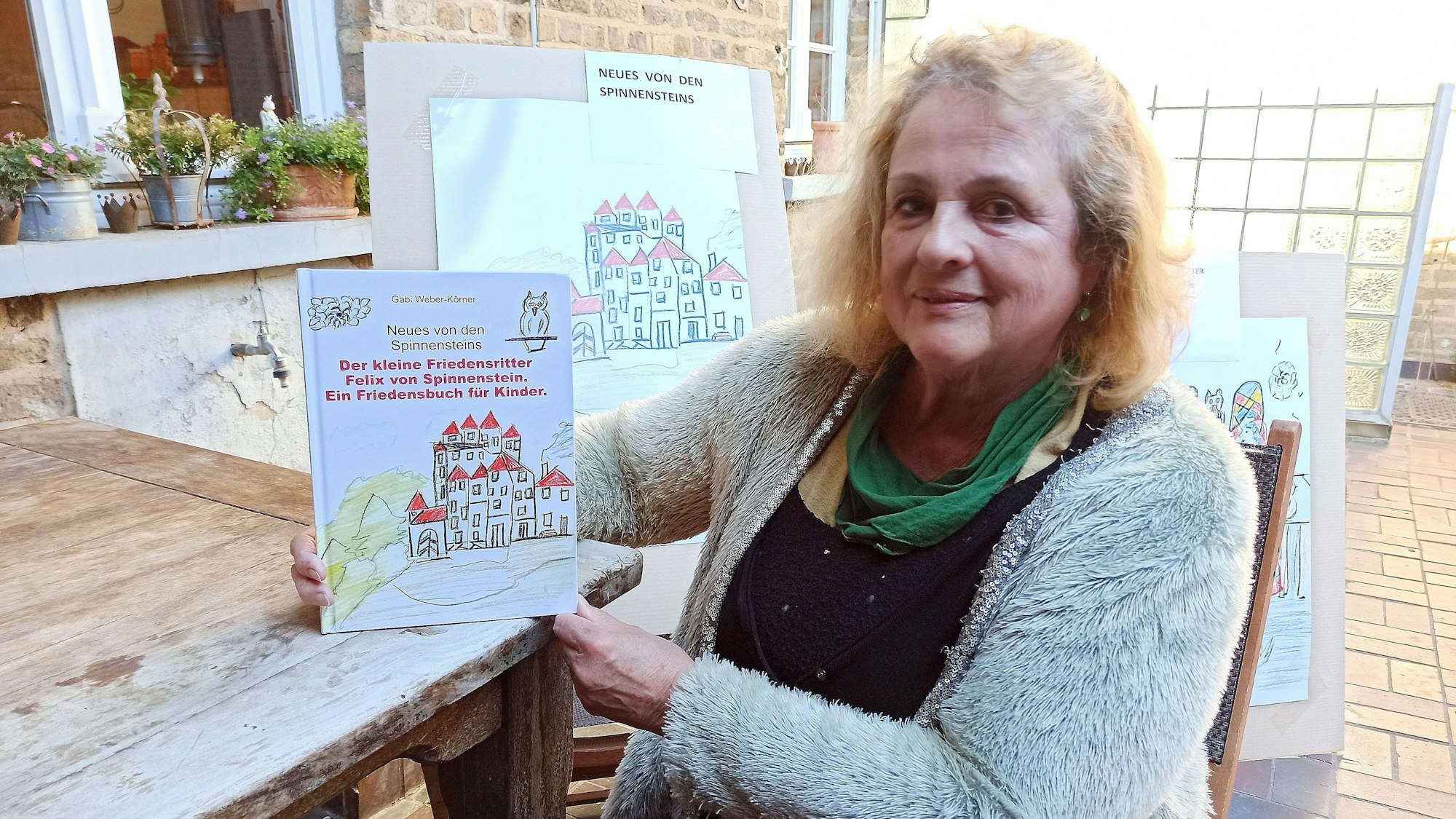 Gabi Weber-Körner präsentiert ihr erstes Kinderbuch "Neues von den Spinnensteins".