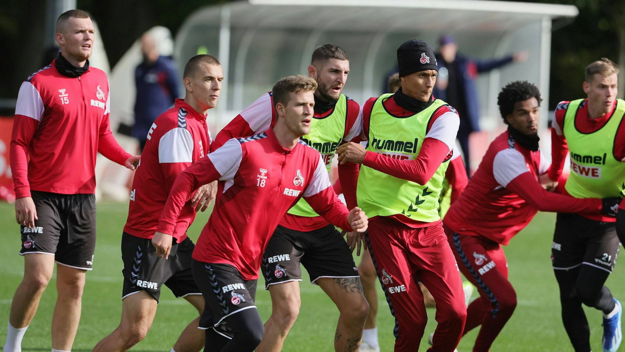 1. FC Köln, Training, links: Luca Kilian (1. FC Köln), 18.10.2023, Bild: Herbert Bucco
