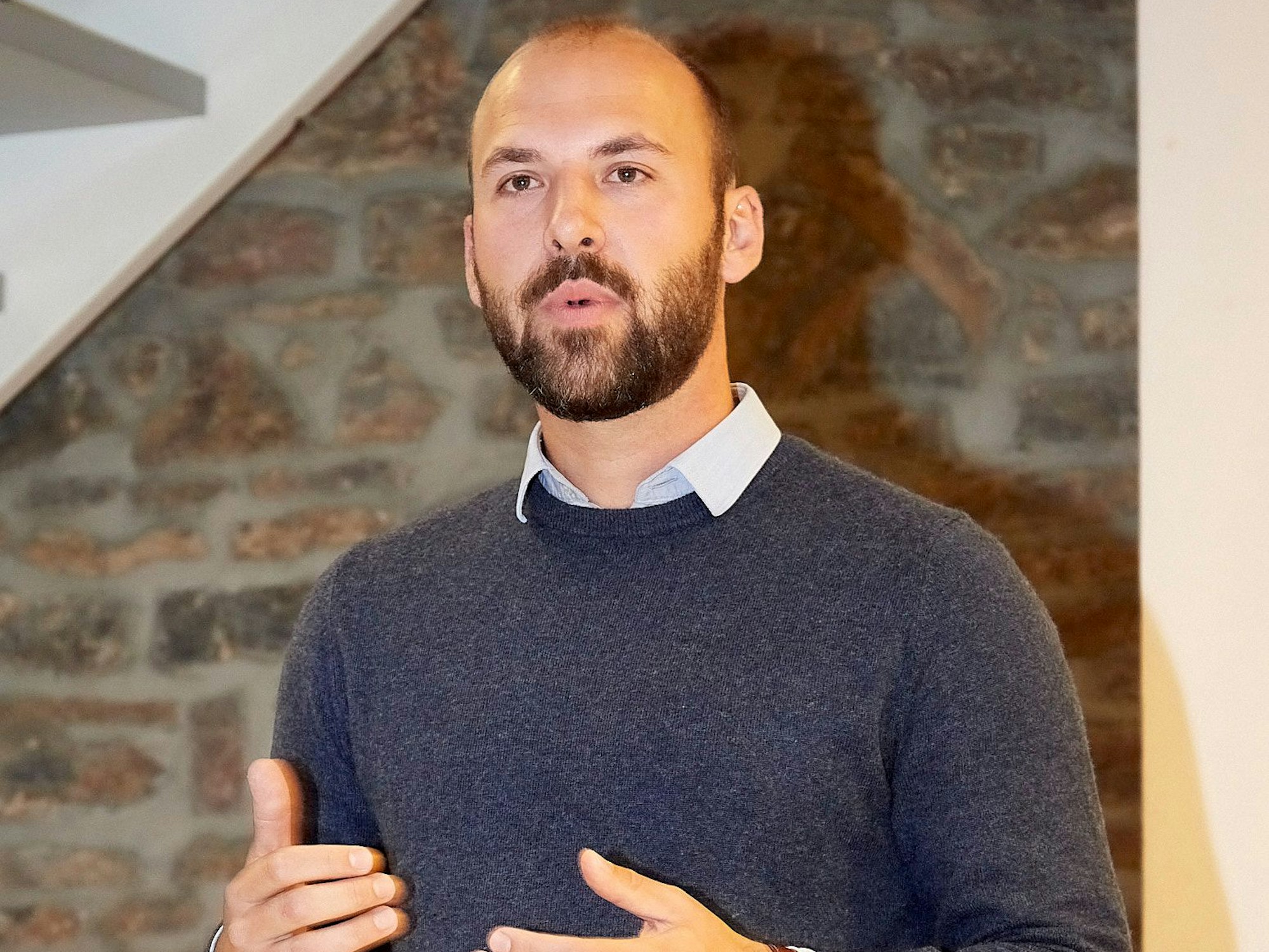 Andreas Winkler ist der Initiator und wurde einstimmig zum Vorsitzenden der neuen Partei BVE gewählt.