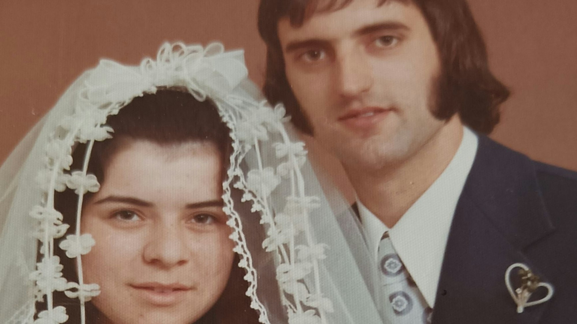 Zu sehen ist das Ehepaar im Jahr 1973.