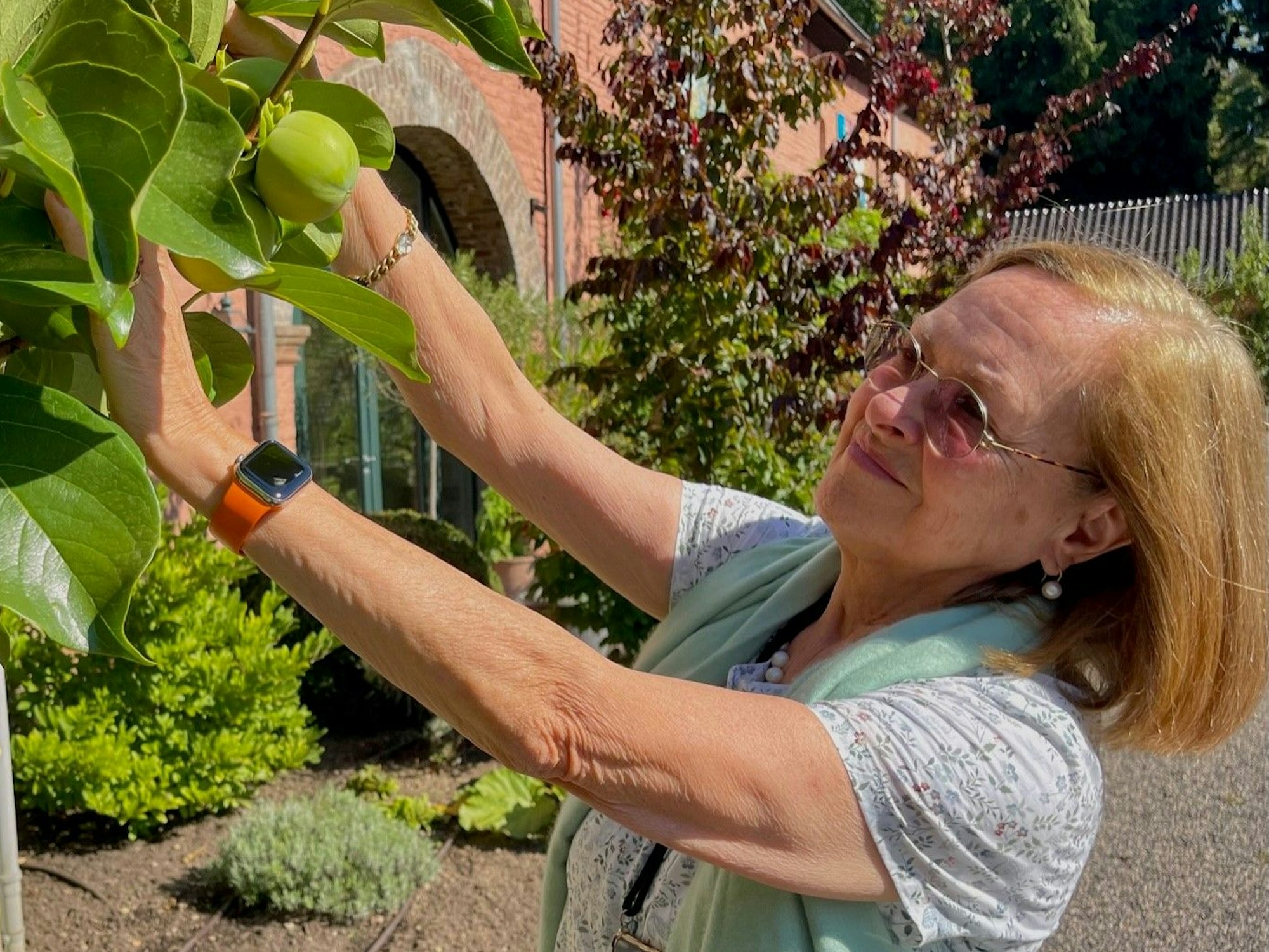 Das Bild zeigt Schlossherrin Katharina Overlack.