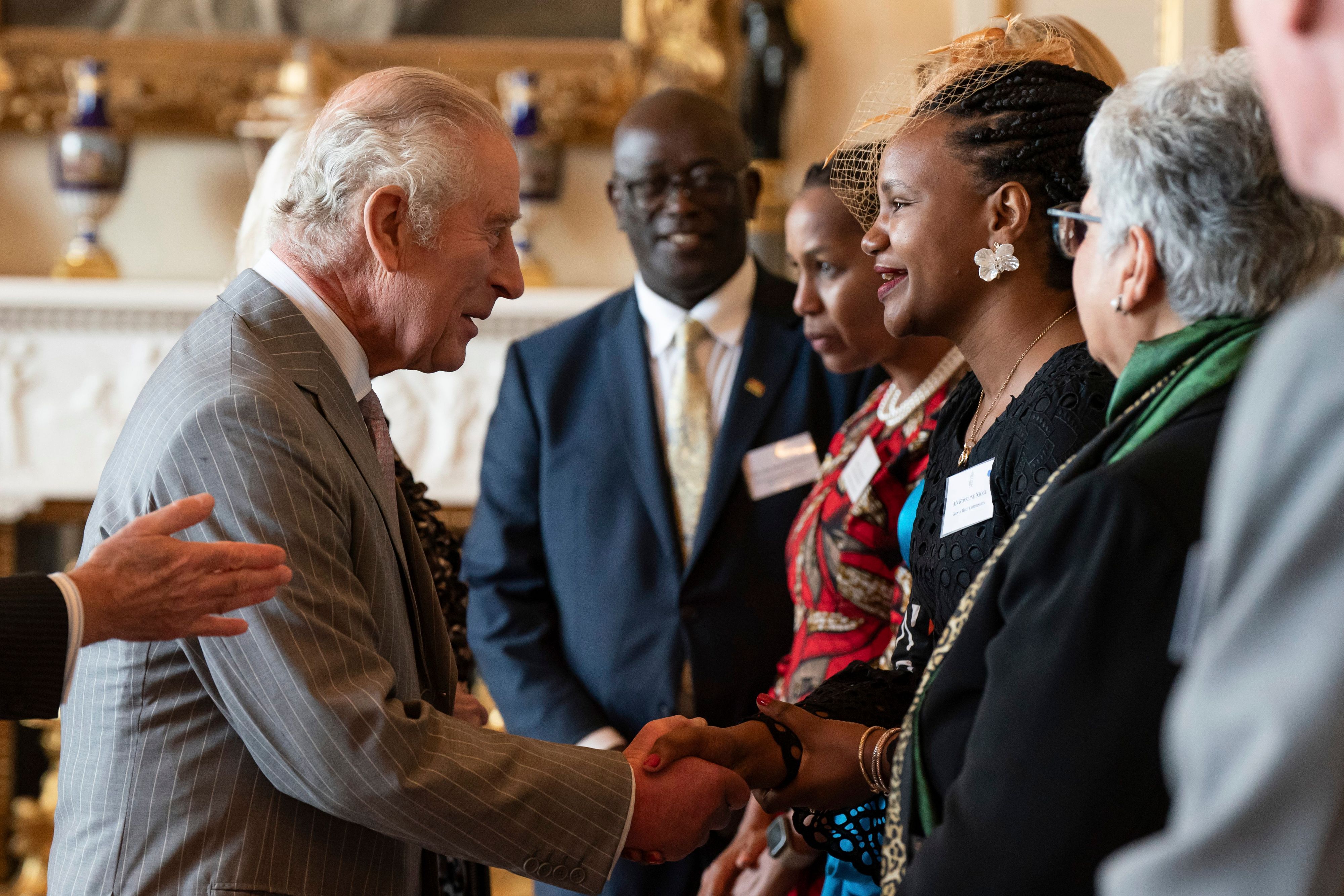 Der britische König Charles III. empfing am Dienstag (24. Oktober) Vertreter der kenianischen Diaspora im Buckingham Palace.