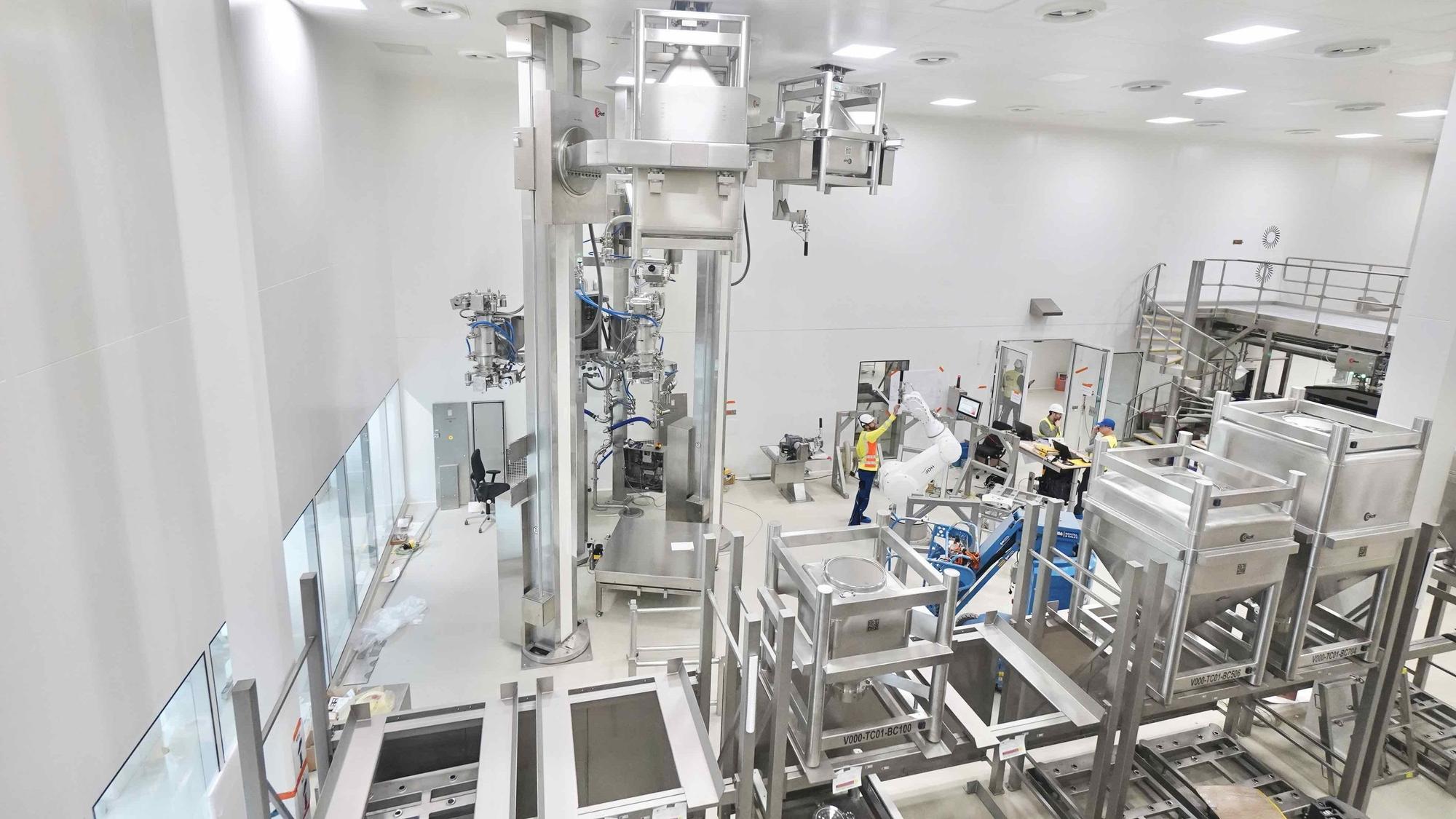 In den Maschinen der Produktionsanlage „Solida 1“ will Bayer ab 2024 Medikamente produzieren.