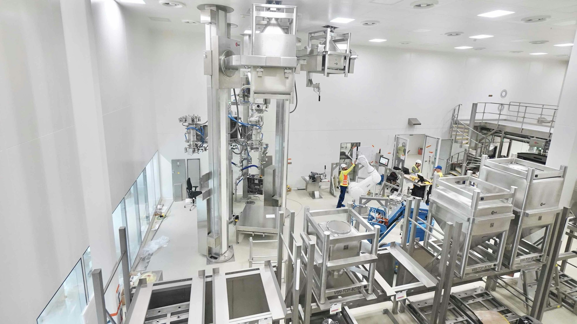 In den Maschinen der Produktionsanlage „Solida 1“ will Bayer ab 2024 Medikamente produzieren.