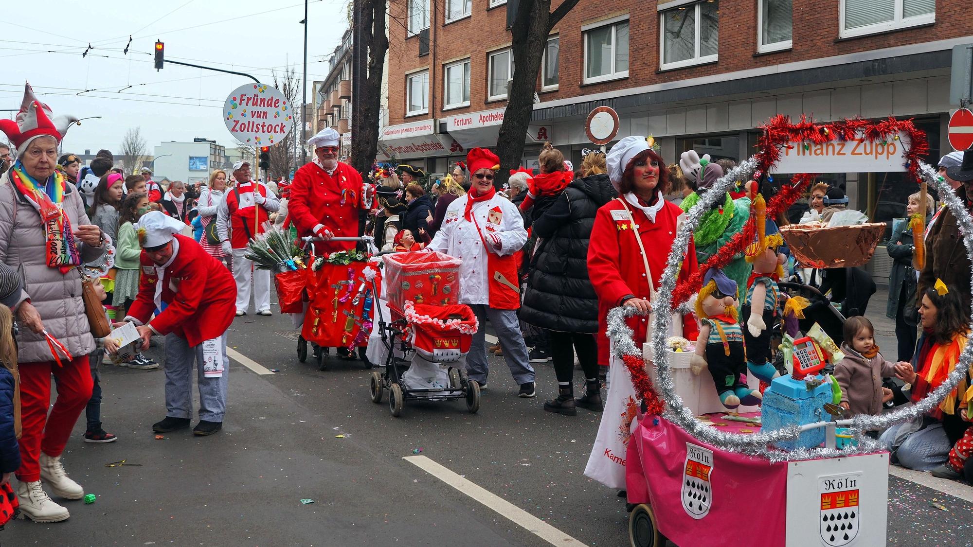 Karneval, Karnevalszug Köln-Zollstock
Zollstocker Veedelszoch
Karneval
Zollstock
Umzug
Karnevalsumzüge
Veedelszoch