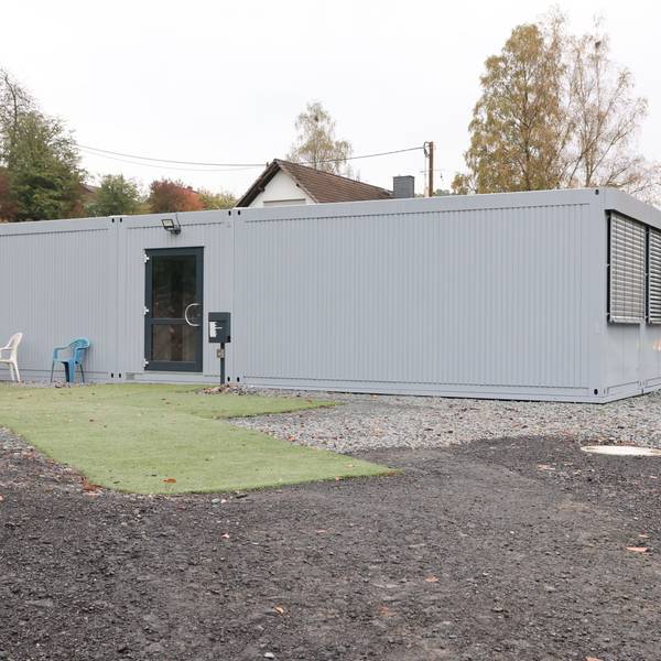 Wohncontainer in Nümbrecht-Berkenroth.