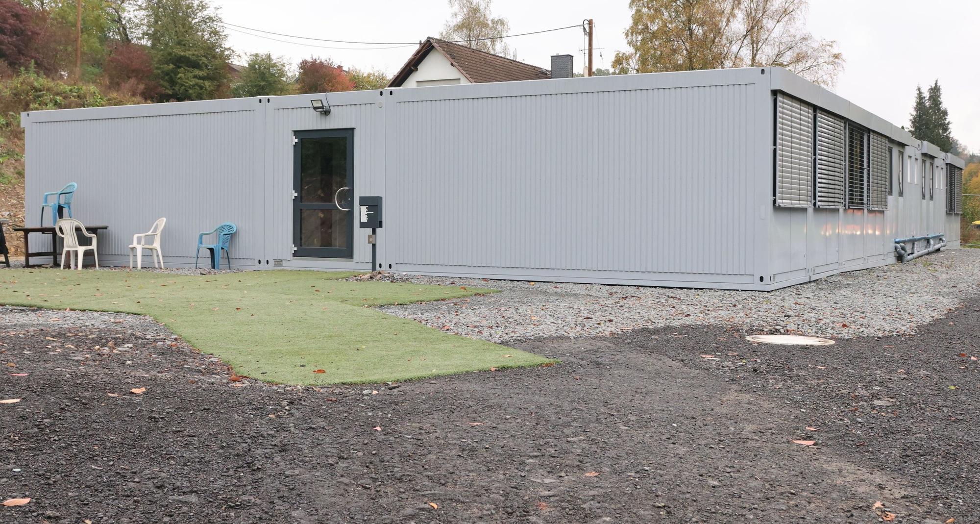 Wohncontainer in Nümbrecht-Berkenroth.