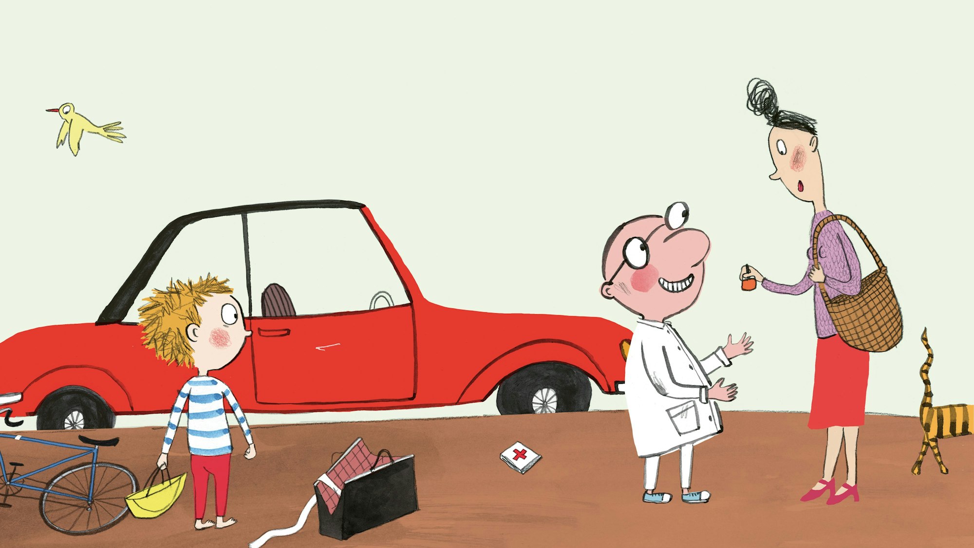 Illustration aus dem Buch Entschuldigung