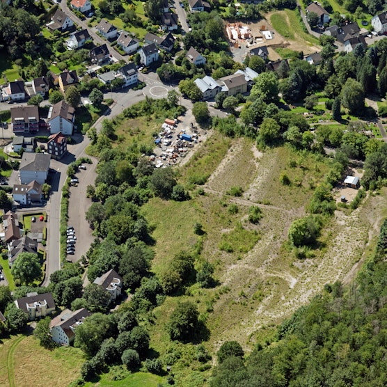 Luftbild vom Sandberg.
