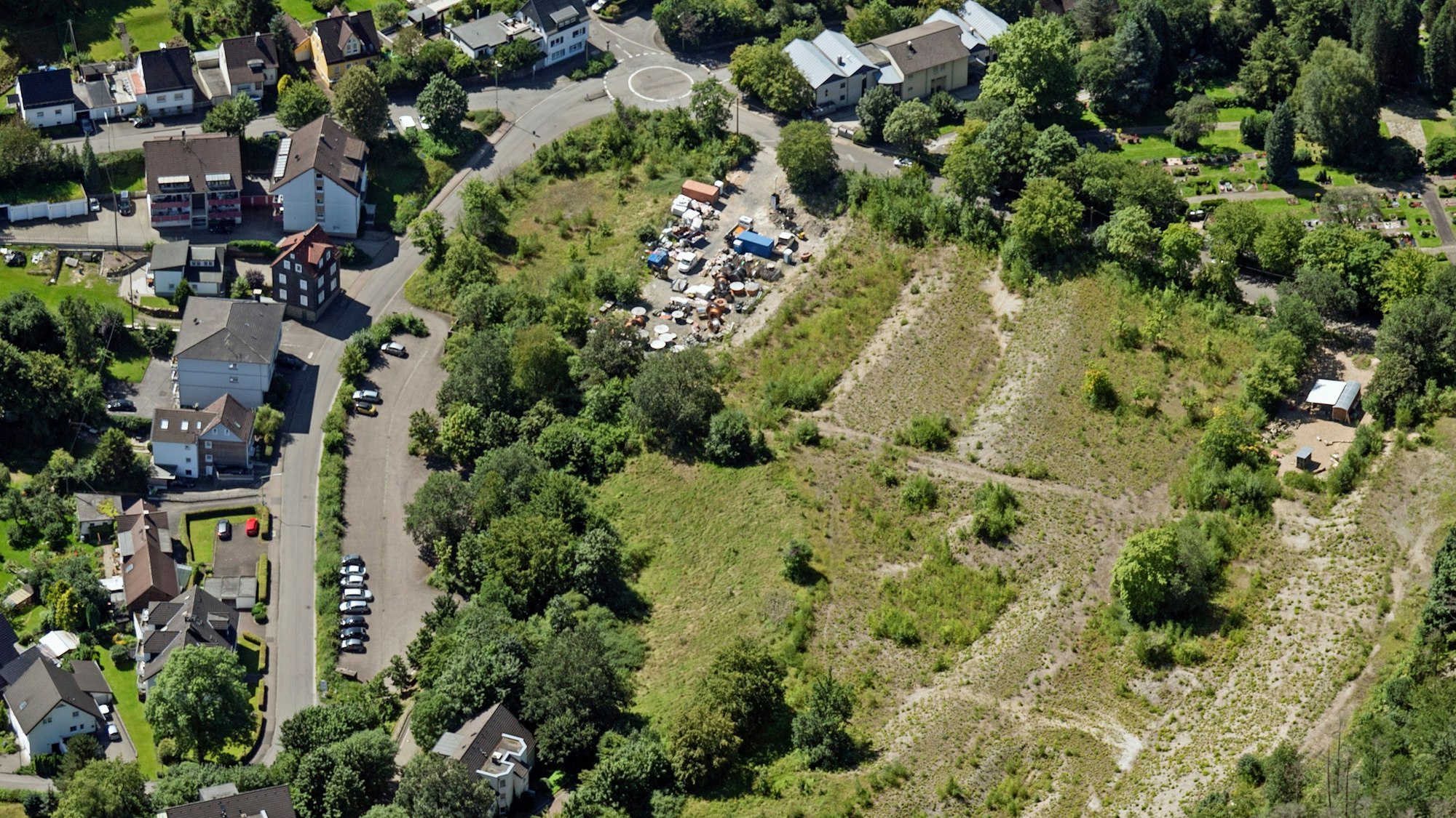 Luftbild vom Sandberg.