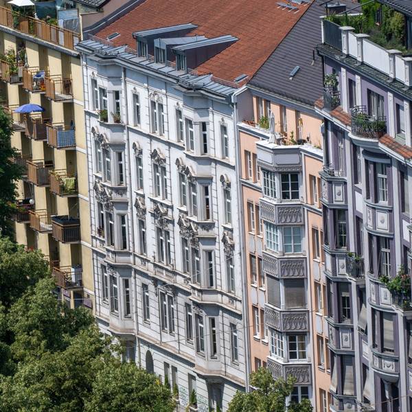 Blick vom großen Turm über die bayerischen Landeshauptstadt Mün