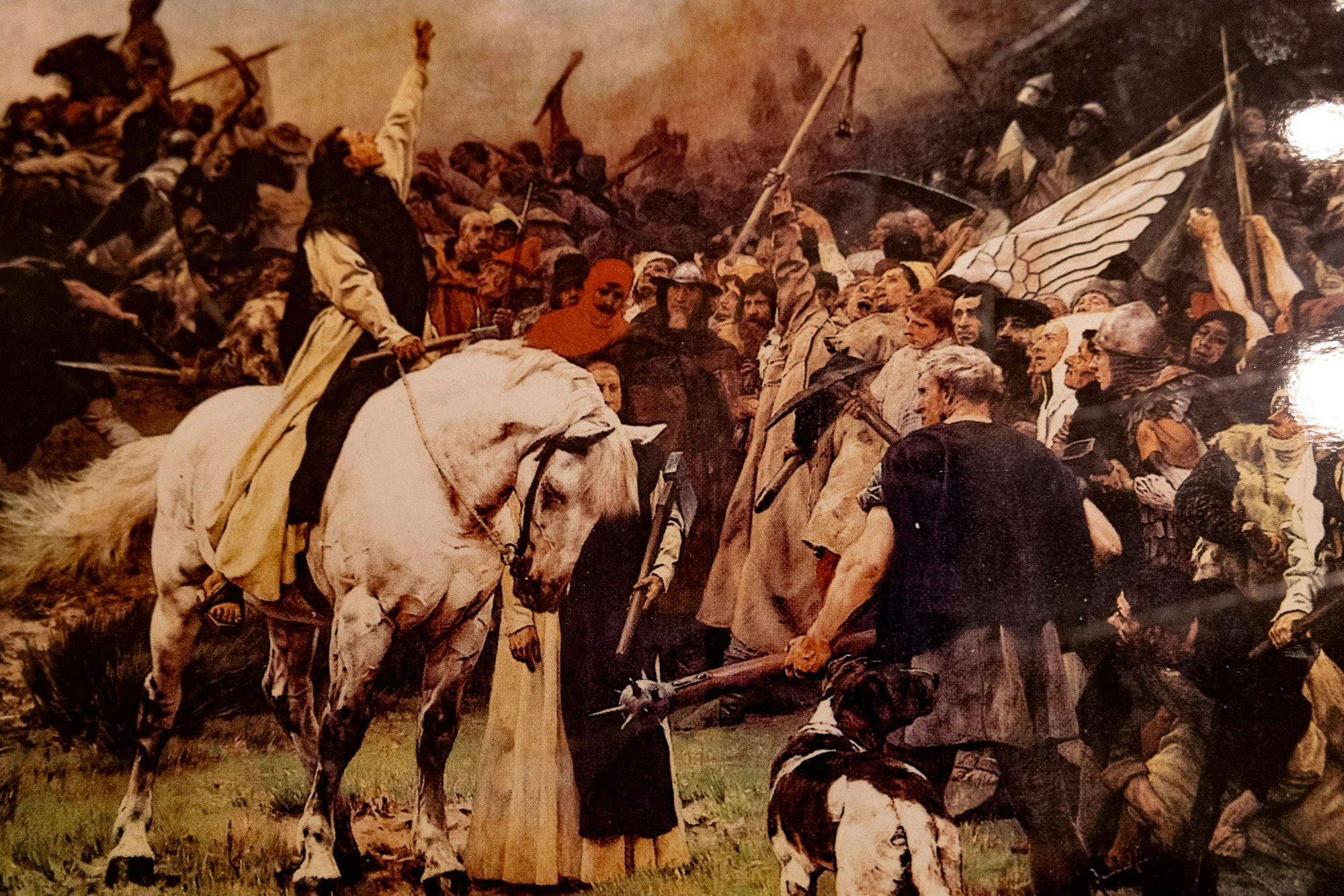 Darf nicht fehlen: die Schlacht von Worringen. Die im Übrigen laut Hans Josef Heinz wohl eher bei Fühlingen stattfand, genau weiß man es nicht.