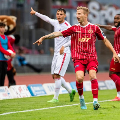 Regionalliga West: SC Fortuna Koeln - 1. FC Koeln U21, U 21 01.08.2023 Dominik Ernst Fortuna Koeln, 2, Regionalliga West, 1. Spieltag, SC Fortuna Koeln - 1. FC Koeln U21, am 01.08.2023, Suedstadion, Koeln *** Regionalliga West SC Fortuna Koeln 1 FC Koeln U21, 01 08 2023 Dominik Ernst Fortuna Koeln, 2 , Regionalliga West, 1 Matchday, SC Fortuna Koeln 1 FC Koeln U21, on 01 08 2023, Suedstadion, Koeln Copyright: xBEAUTIFULxSPORTS/Meuselx