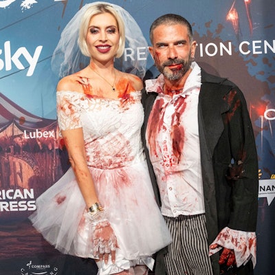 Verena Kerth und Marc Terenzi auf Halloween-Party in Zürich am Samstag.