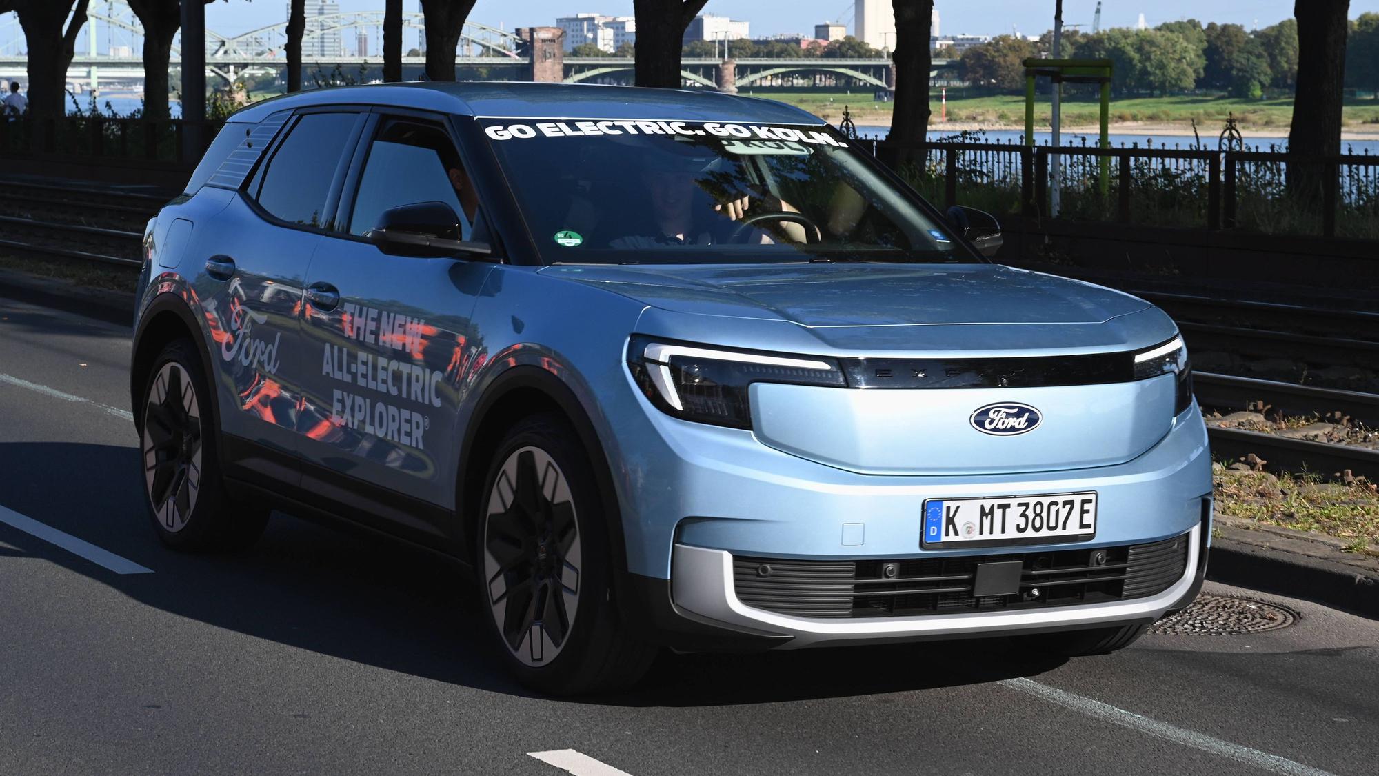 Im kommenden Jahr läuft das vollelektrische SUV Ford Explorer in Köln-Niehl vom Band.
