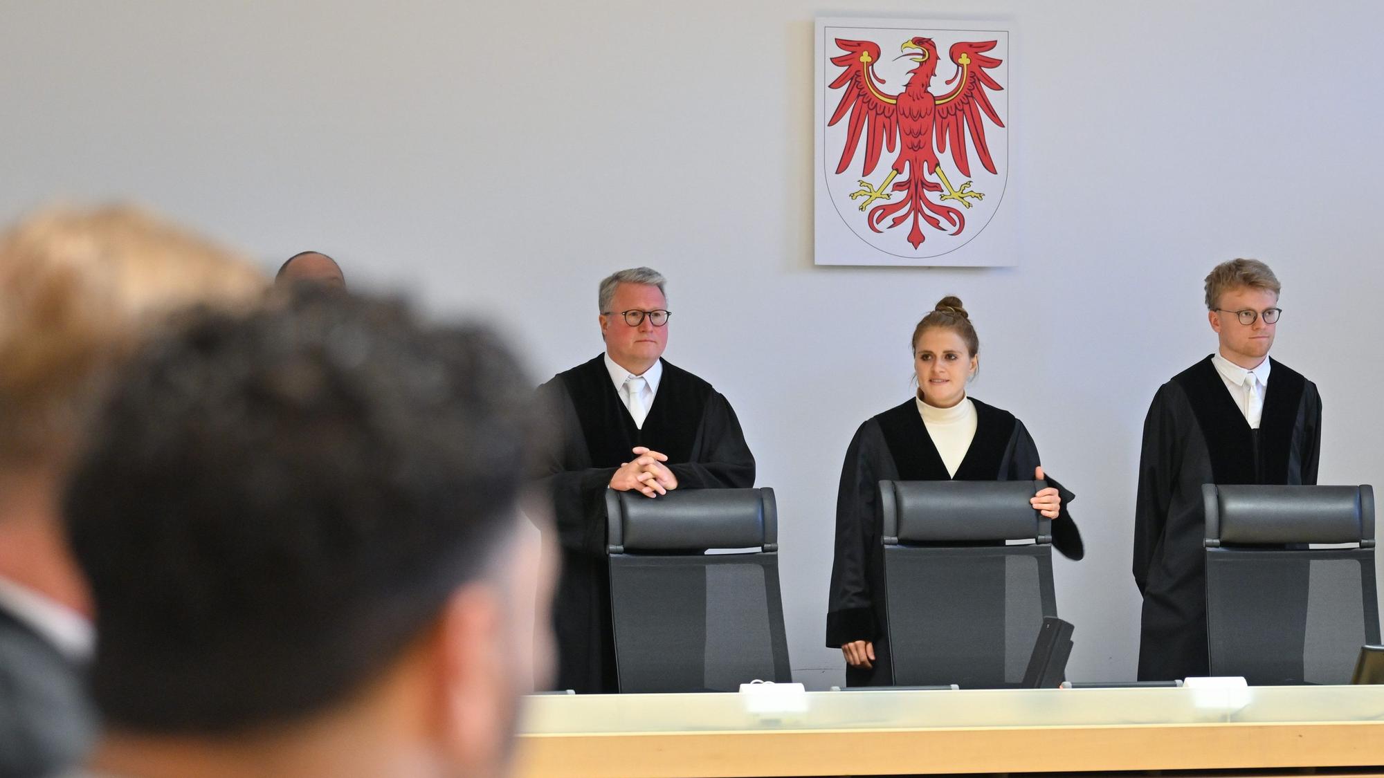 Beginn eines Prozesses in Frankfurt (Oder) im Landgericht.