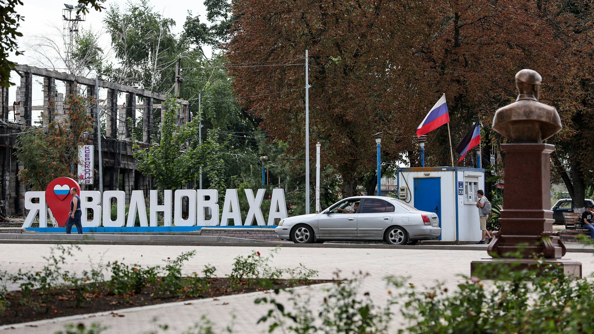 Die ukrainsche Stadt Wolnowacha ist seit März 2022 von russischen Streitkräften besetzt. (Archivbild)