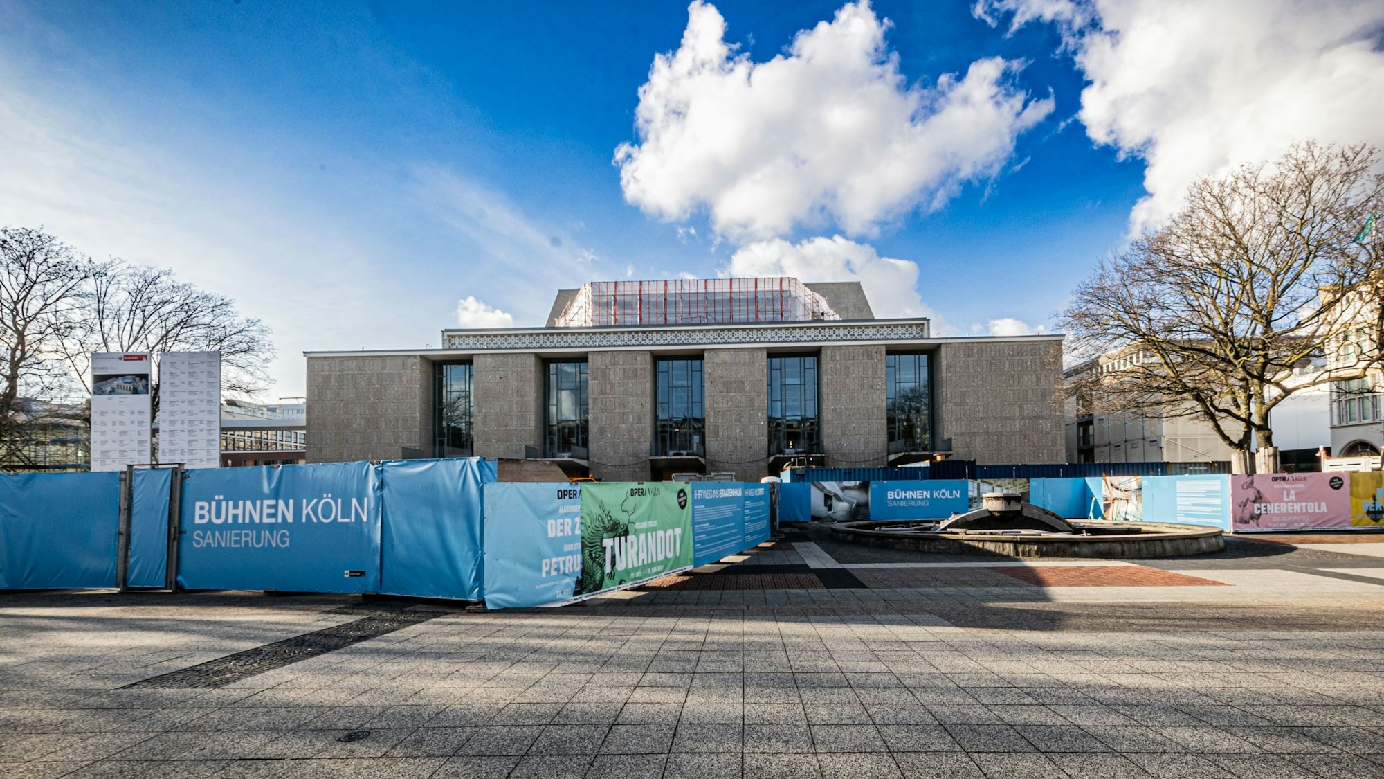 Blick auf den Offenbachplatz.