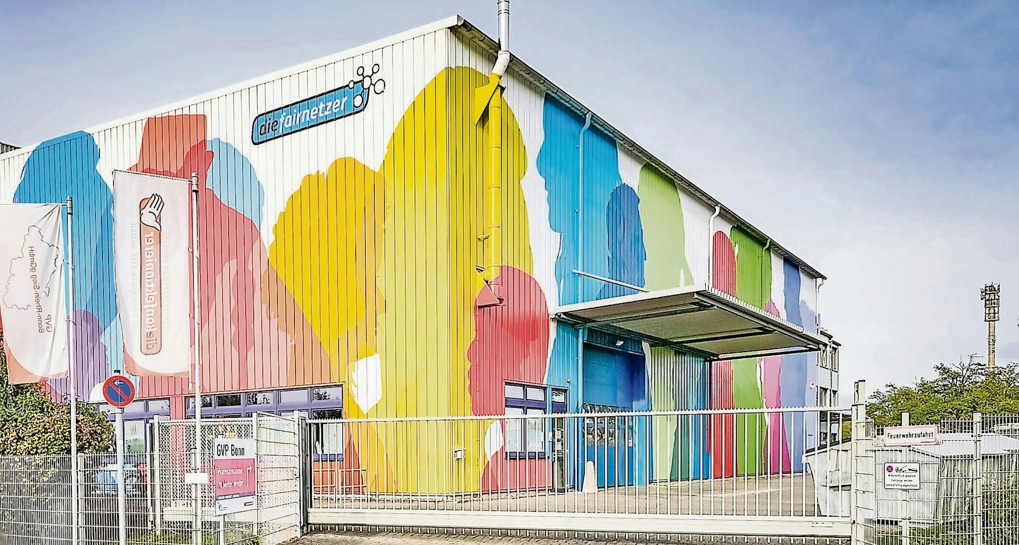 Was steckt hinter die riesigen neuen Mural in Beuel