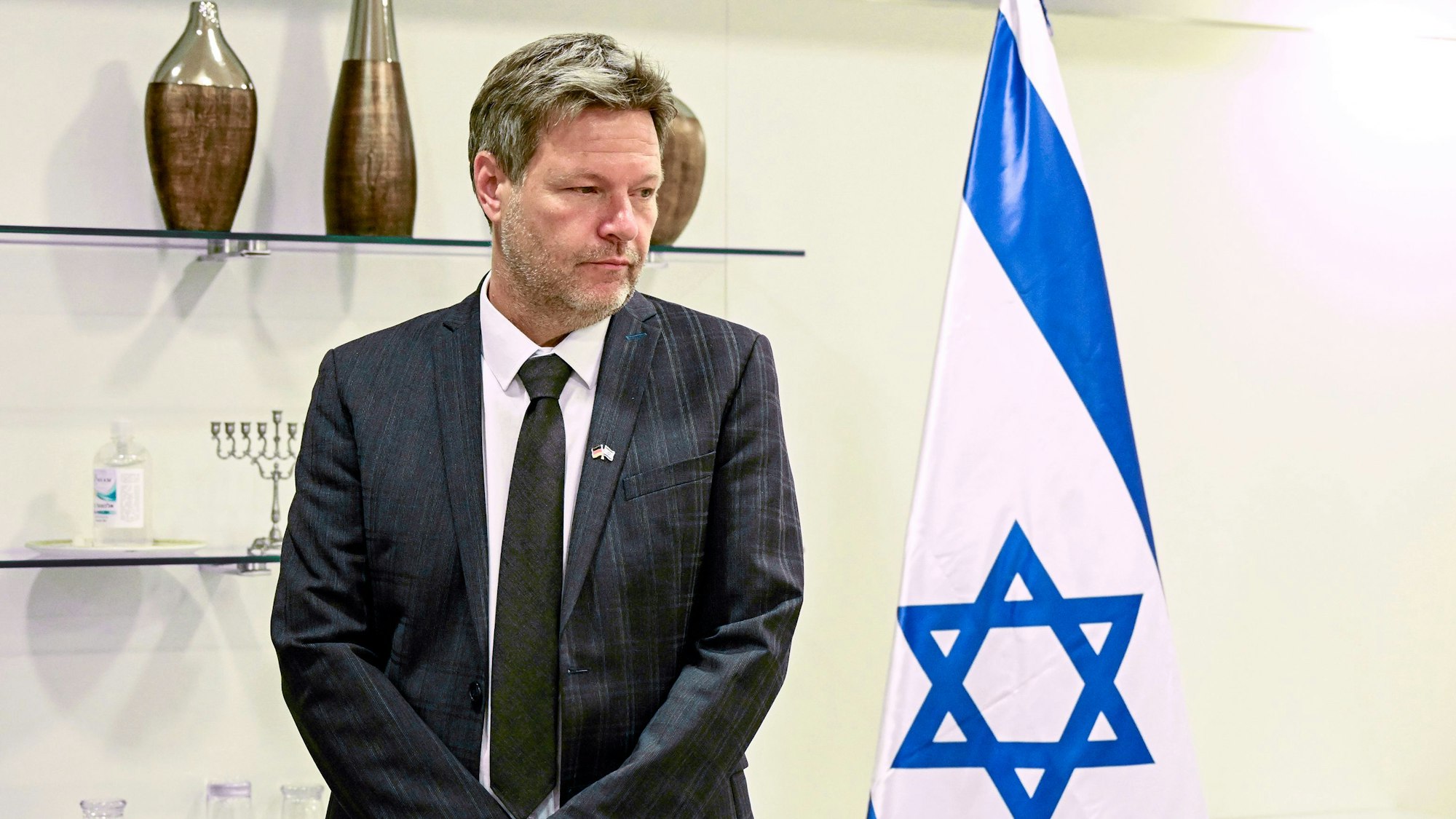 Robert Habeck verurteilt in einem langen Statement Antisemitismus in Deutschland. (Archivbild)