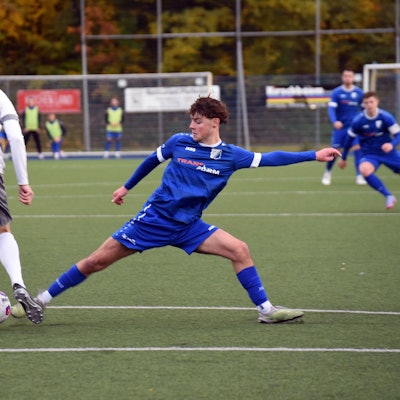Szene aus einem Fußballspiel