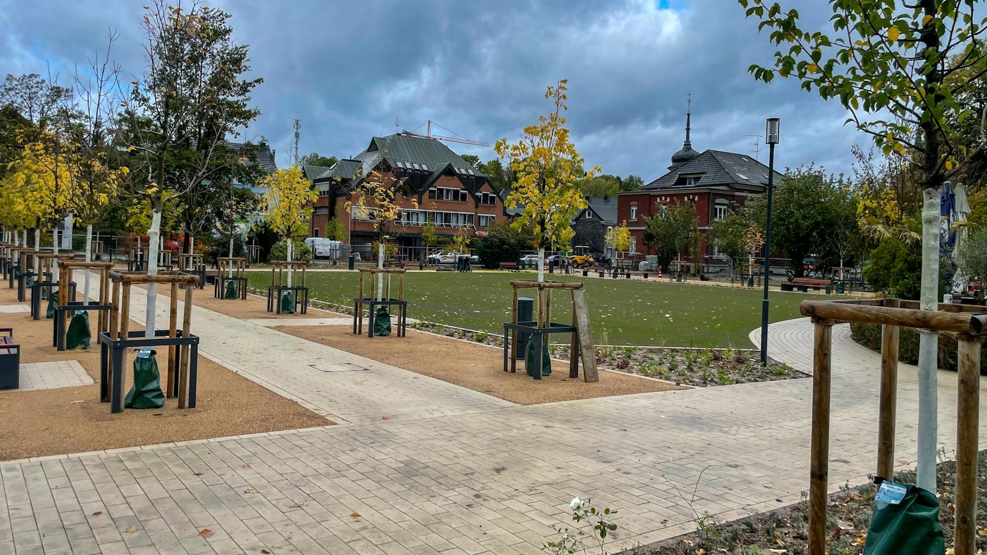 Der Stadtpark in Leichlingen.