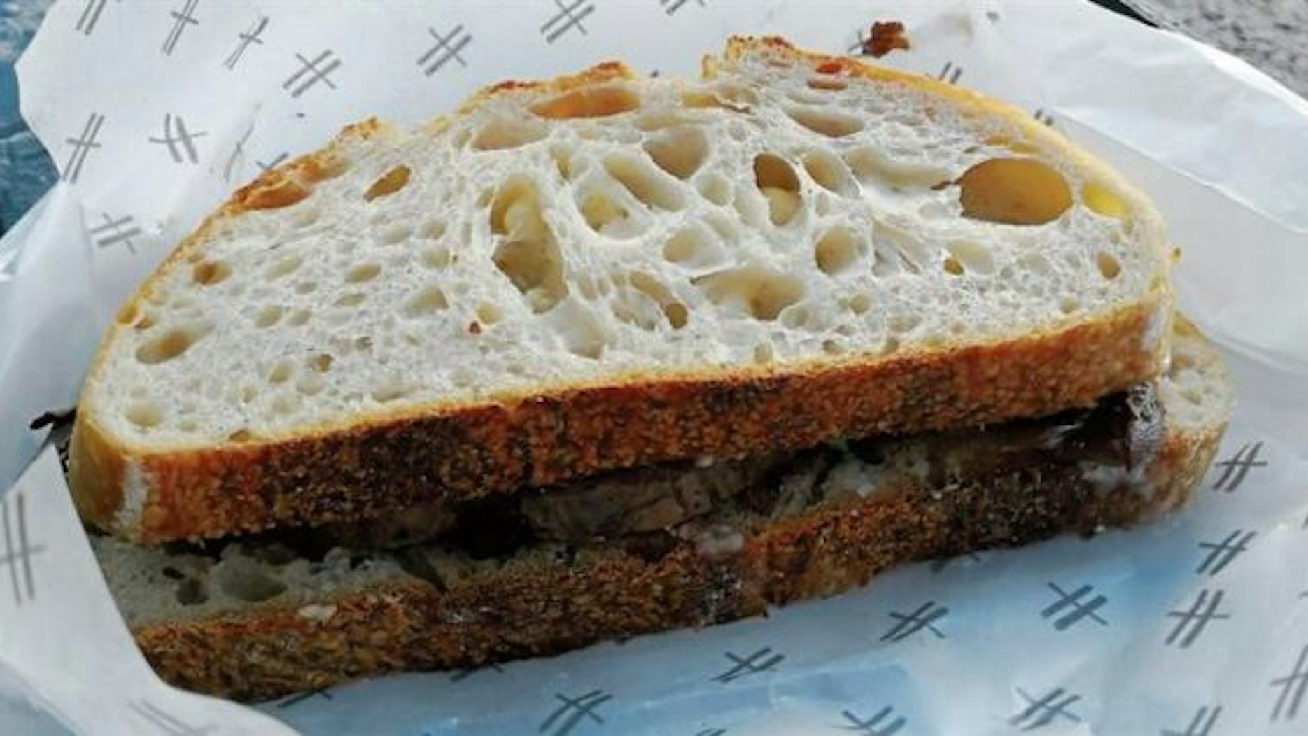 Sandwich bei Harrods