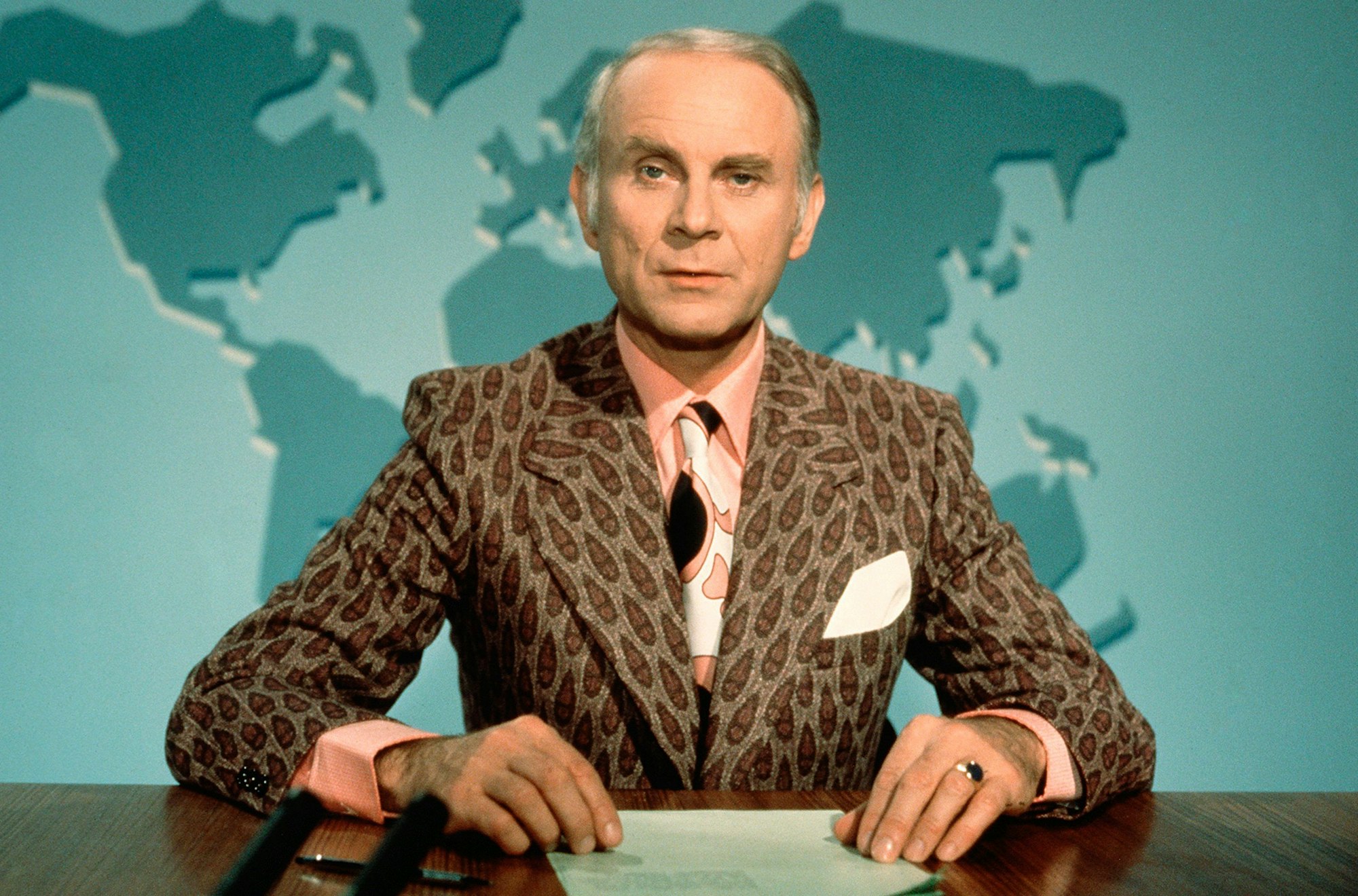 Loriot im Loriot Cartoon: Tagesschau, Szene aus der Film