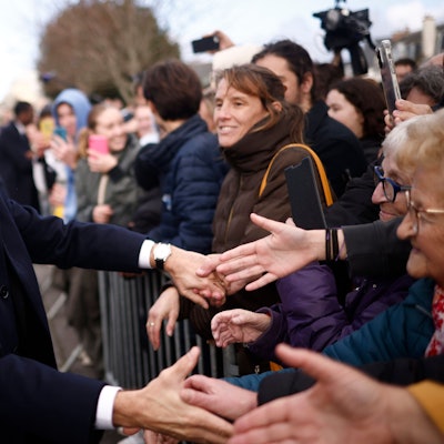 Präsident Macron