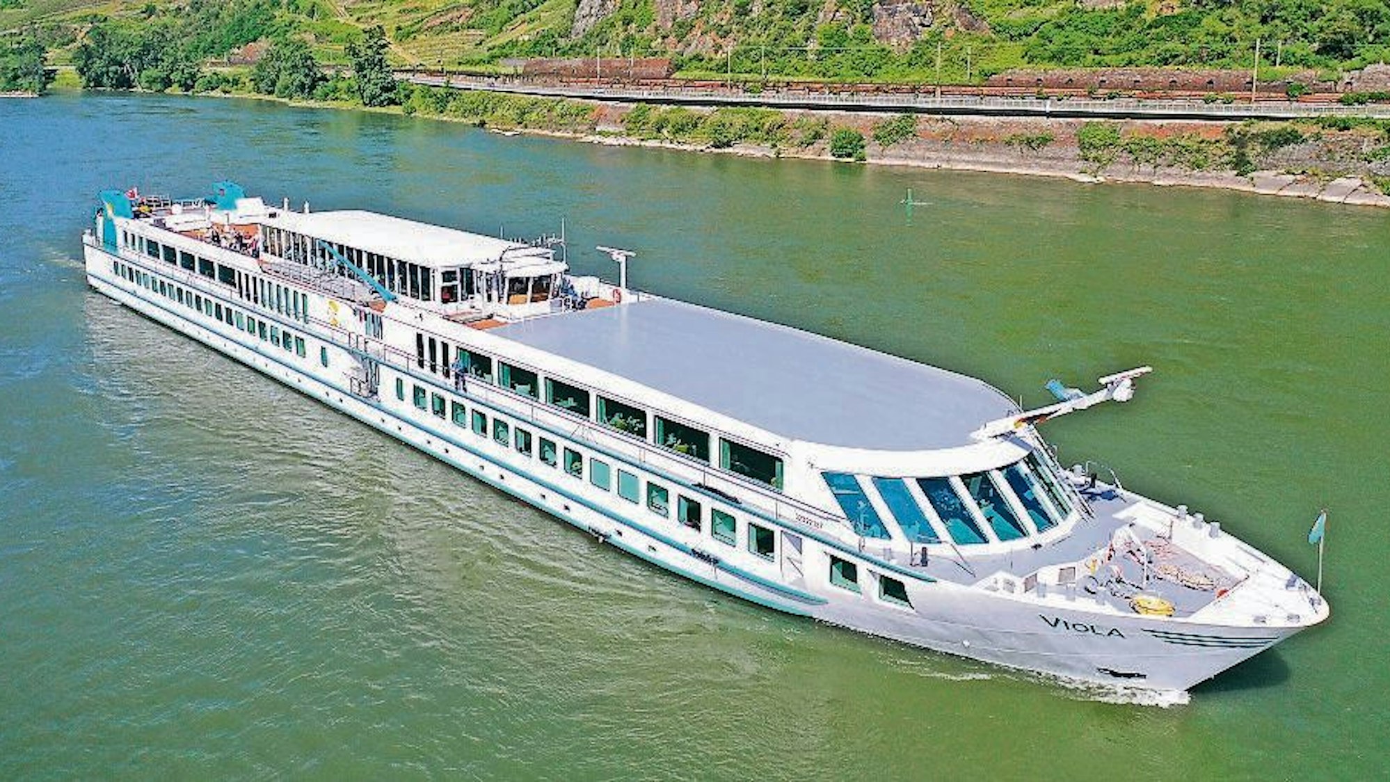 Ein Flusskreuzfahrtsschiff des Bonner Veranstalters Phoenix Reisen