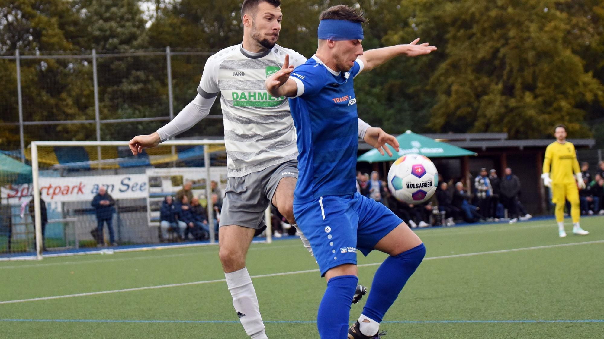 Szene aus einem Fußballspiel