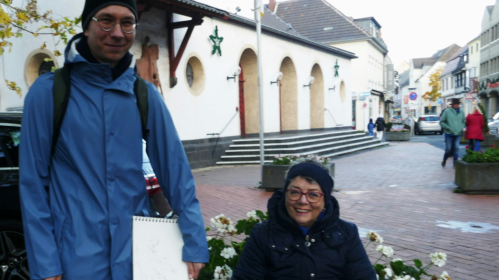 Urban Sketcher Grigori Skrylev und Corinna Schulze-Quabis