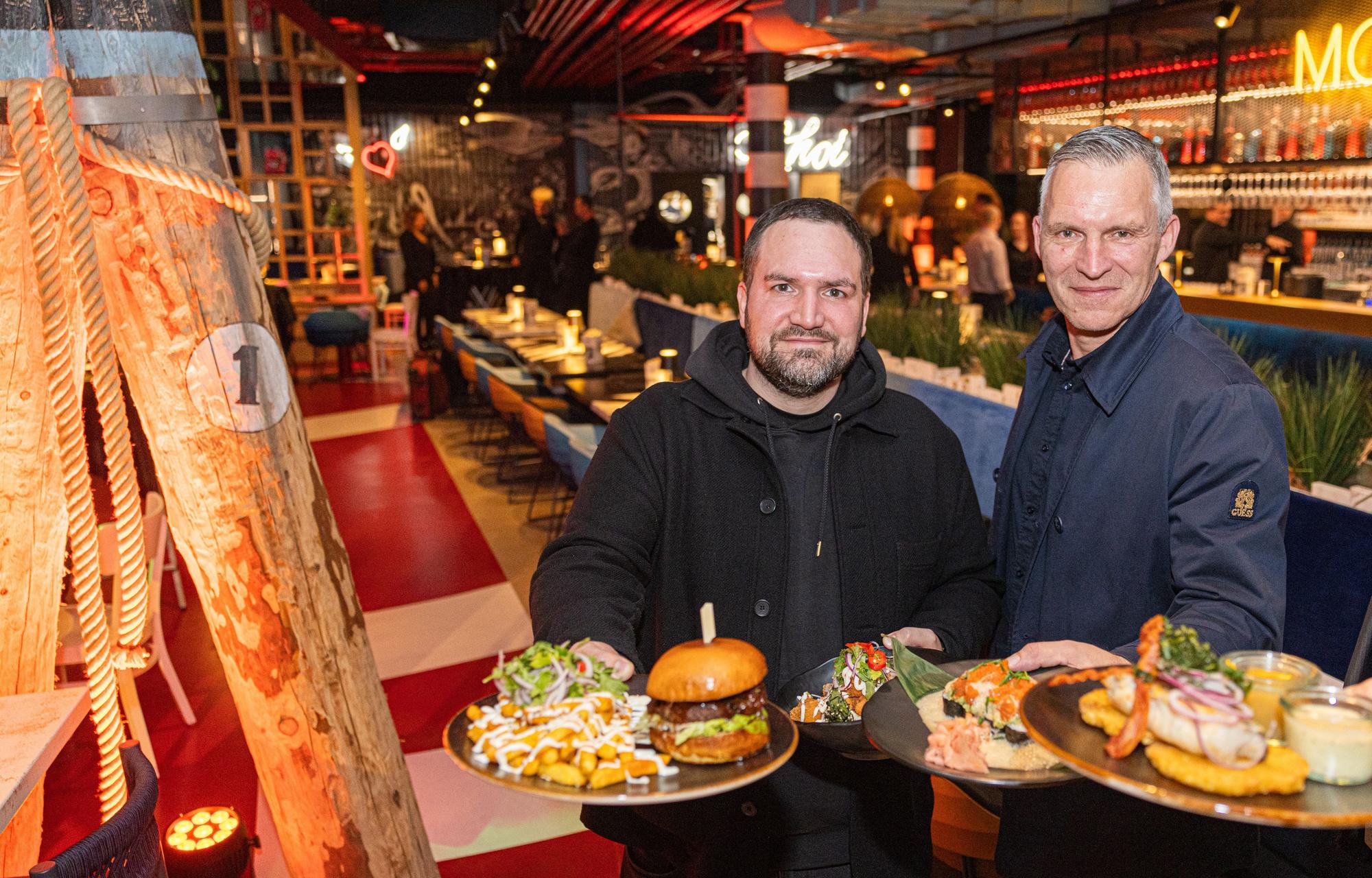 Peter Henssler und Matthias Hölscher tischten selbst auf.